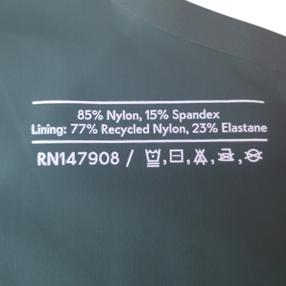 Outdoor Voices Exercise Dress Dark Green Racerback Built-in Shorts Pockets Sz M - Picture 8 of 9